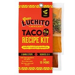 Gran Luchito 'Smoky Chipotle' Easy Barbacoa Taco Recipe Kit 300g