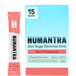 Humantra Berry Pomegranate Electrolyte 1 Box of 15 Sachets - 54g - Pack of 2