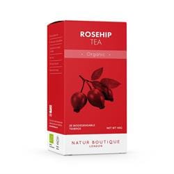 Organic Rosehip Tea 20 teabags - Pack of 2