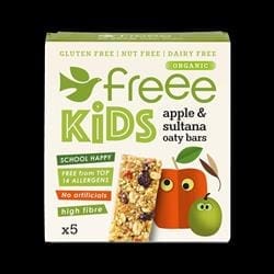 FREEE Organic Kids Apple & Sultana Flapjack Oaty Bars 5x25g
