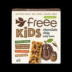 FREEE Organic Kids Chocolate Chip Flapjack Oaty Bars 5x25g