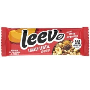 Leev bio Lentilbar Apricot 30g - Pack of 20