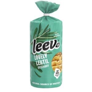 Leev Bio Lentilcakes Rosemary 117g - Pack of 2