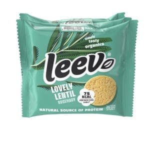 Leev Bio Lentilcakes Rosemary Portions 54g - Pack of 4