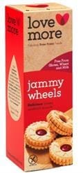 Lovemore Wheat Gluten & Milk Free Jammy Wheels 120g