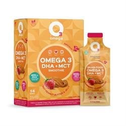 O3Omega Not PB & J Smoothie Supp - box of 14 pouches