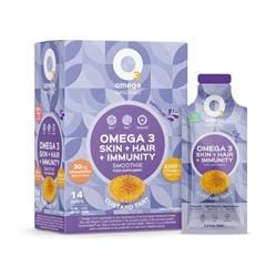 O3Omega Custard Tart Smoothie Supp - box of 14 pouches