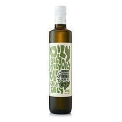 Oily Organic Greek Extra Virgin Olive Oil Glass Bottle 500ml