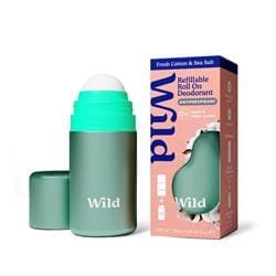 Wild Aqua Case and Fresh Cotton Antiperspirant Roll On 50ml