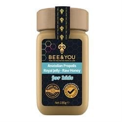 Bee&You Anatolian Propolis RoyalJelly Raw Honey for Kids Mix 190g