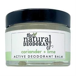 The Natural Deodorant Co. Coriander + Lime Active Balm 55g