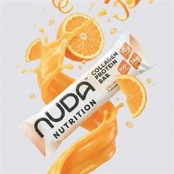 Nuda Nutrition Orange Collagen Protein Bar 45g - Pack of 2