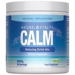 Natural Vitality Calm Relaxing Drink Mix Unflavoured 200g