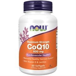 CoQ10 with Lecithin & Vitamin E 600mg - 60 softgels