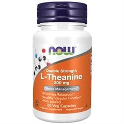 Double Strength L-Theanine 200mg - 60 vcaps