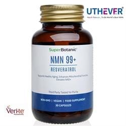 super Botanic NMN 99% + Trans-Resveratrol High Purity 30 Capsules