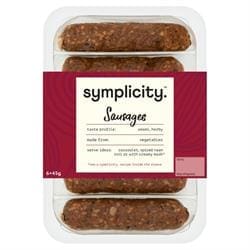 Symplicity Plant Based Sausages 270g