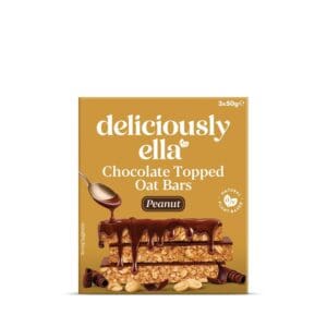 Deliciously Ella Peanut Choc Topped Oat Bar Multi 3 x 50g - Pack of 10