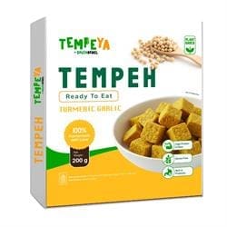 Plant-based Turmeric Garlic Tempeh Ready to Eat 200g