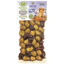 Korvel Greek Mix Kalamata/Green Olives 250g