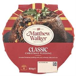 Matthew Walker Classic Christmas Pudding 800g