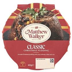 Matthew Walker Classic Christmas Pudding 100g