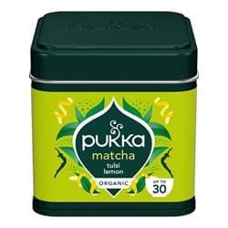 Matcha Tulsi Lemon Ceremonial Grade Green Tea Powder 30g