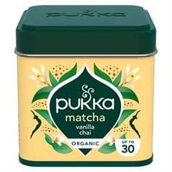 Pukka Matcha Vanilla Chai Ceremonial Grade tea powder 30g. - Pack of 6