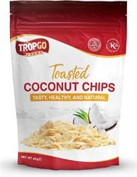 Tropgo Toasted Coconut Chips 40g - Pack of 2