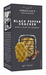 Verduijn's Black Pepper Crackers 75g - Pack of 2