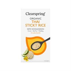 Organic Thai Semi-Wholegrain Sticky Rice 500g