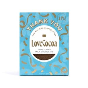 Love Cocoa Honeycomb Thank You Bar 70g - Pack of 12