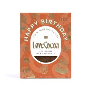 Love Cocoa Honeycomb Happy Birthday Bar 70g - Pack of 12