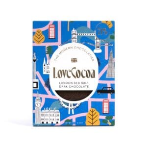 Love Cocoa Maldon Dark Sea Salt London Bar 70g - Pack of 12