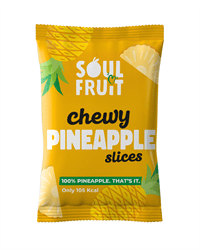 Soul Fruit - Soft Dried Pineapple Slices 30g - Pack of 10