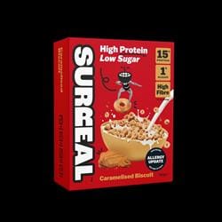 Surreal High Protein Low Sugar Caramelised Biscuit Hoops 240g
