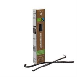 Vanillabazaar Organic and Fairtrade Madagascan Vanilla 2 Pods