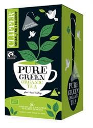 Clipper Tea Organic FT Pure Green 20 Pyramid Bags