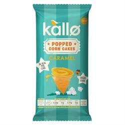 Kallo Caramel Popped Corn Cakes 125g