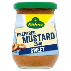 Kuhne Sweet Bavarian Mustard 260g - Pack of 2