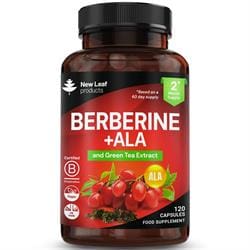 Berberine + ALA With Green Tea Extract 120 Capsules