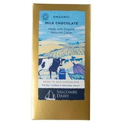 Salcombe Dairy Organic Milk Chocolate Peruvian Bar 75g