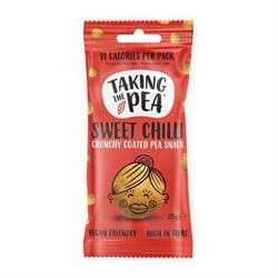 Taking The Pea Sweet Chilli Flavoured Crunchy Coated Pea Snack 25g - Pack of 12