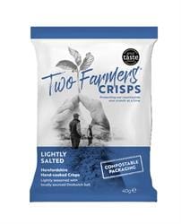 Two Farmers Lightly Salted Crisps 40g - Pack of 24