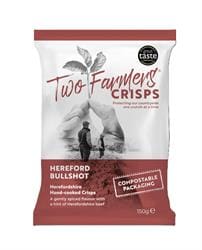 Two Farmers Hereford Bullshot Crisps 150g - Pack of 12