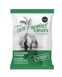 Two Farmers Salt & Cider Vinegar 40g - Pack of 24