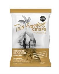 Two Farmers Gluten Free Hereford Hop Cheese & Onion 40g - Pack of 24