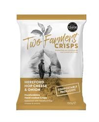 Two Farmers Gluten Free Hereford Hop Cheese & Onion 150g - Pack of 12