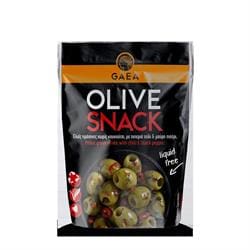 GAEA Pitted Green olives Chilli 65g - Pack of 2
