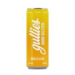 Gullies Hard Seltzer Ginger & Citrus 330ml | 4.2% ABV - Pack of 2